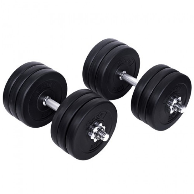 35kg Fitness Gym Exercise Dumbbell Set Image 1