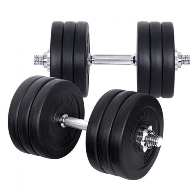 35kg Fitness Gym Exercise Dumbbell Set Image 4