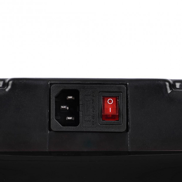 1000W Vibrating Plate with Roller Wheels - Black Image 4