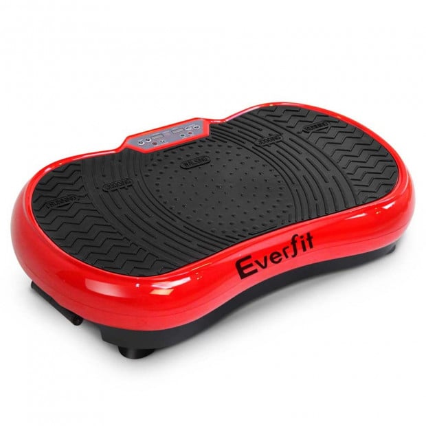 1000W Vibrating Plate with Roller Wheels - Red