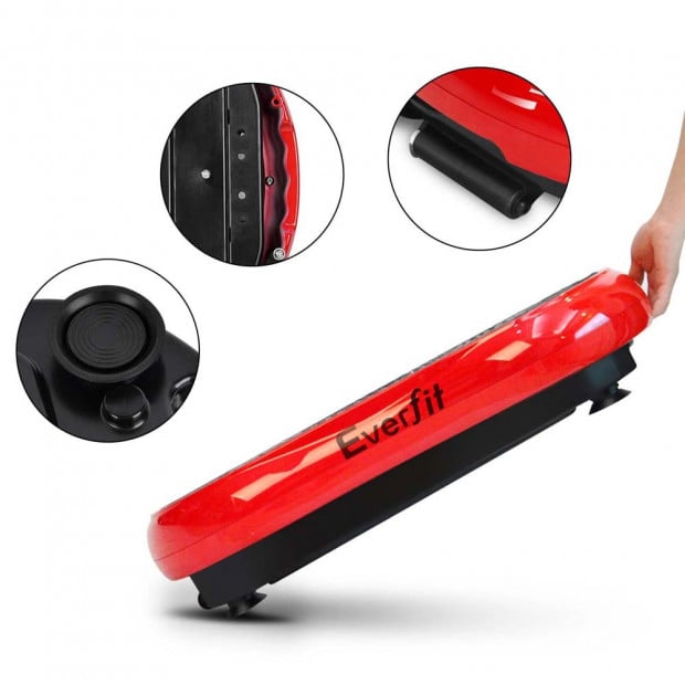 1000W Vibrating Plate with Roller Wheels - Red Image 9