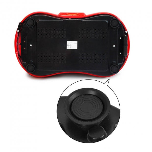 1000W Vibrating Plate with Roller Wheels - Red Image 7