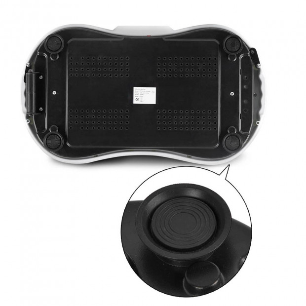 1000W Vibrating Plate with Roller Wheels - White Image 9