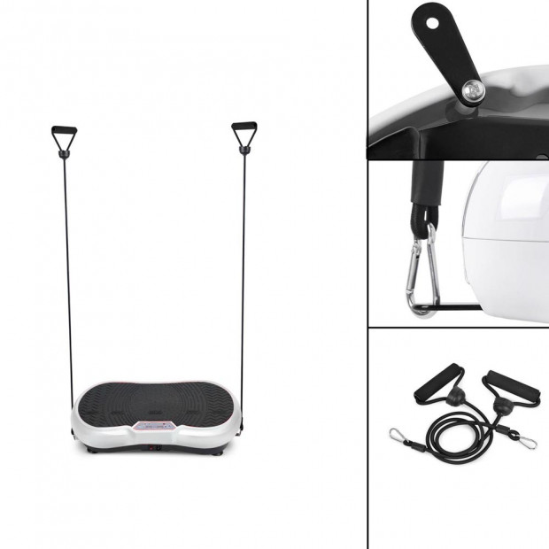 1000W Vibrating Plate with Roller Wheels - White Image 6