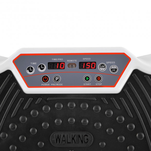 1000W Vibrating Plate with Roller Wheels - White Image 4