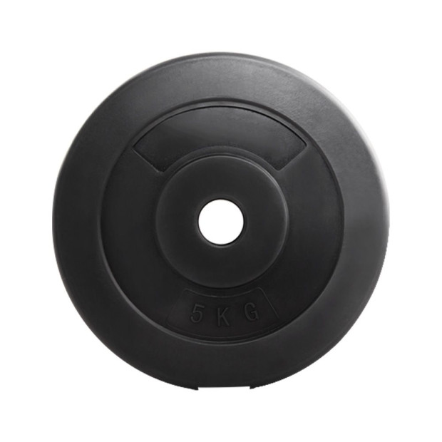 2 x 5KG Barbell Weight Plates Standard Press Fitness Exercise Rubber Image 3