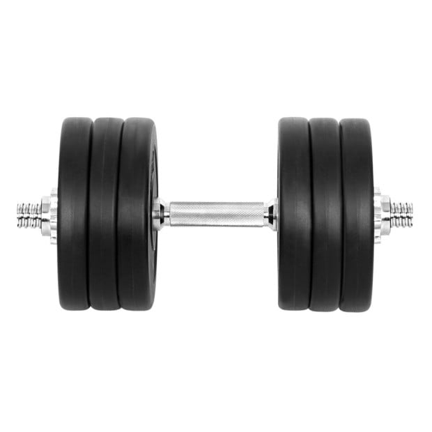 35kg Dumbbells Weight Plates Home Gym Fitness Exercise Image 3