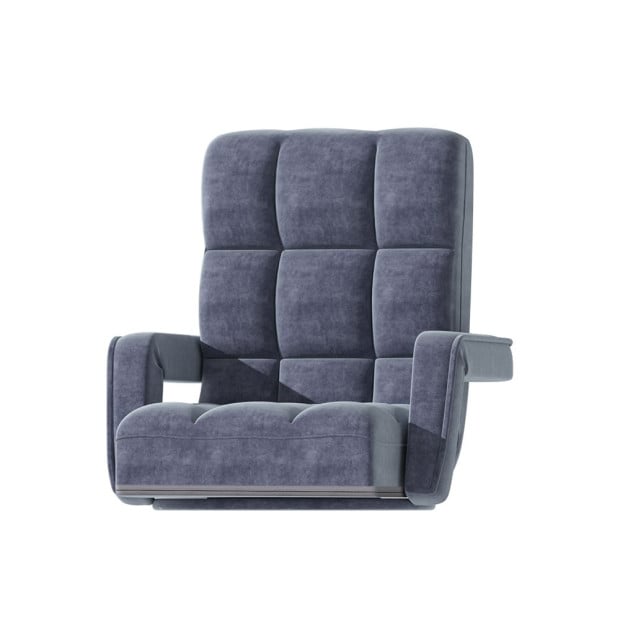 Floor Sofa Bed Lounge Chair Recliner Chaise Chair Swivel Charcoal Image 3