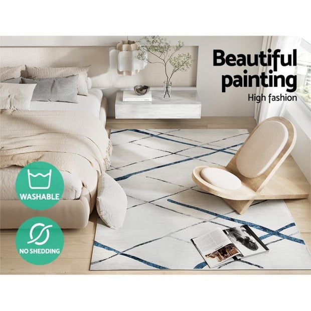 Jaca Floor Rug Area Carpet 160 X 230 Cm Mordern Short Pile Washable Image 4