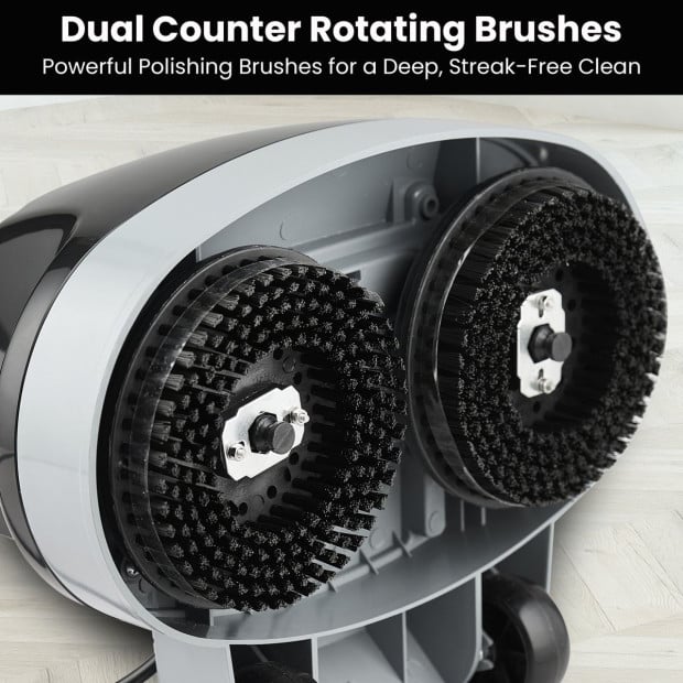 Hauskeeper GEN2 5 in 1 Electric 240V Floor Polisher w/ 6M Power Cable Timber Hard Waxer Buffer Cleaner Black Image 6