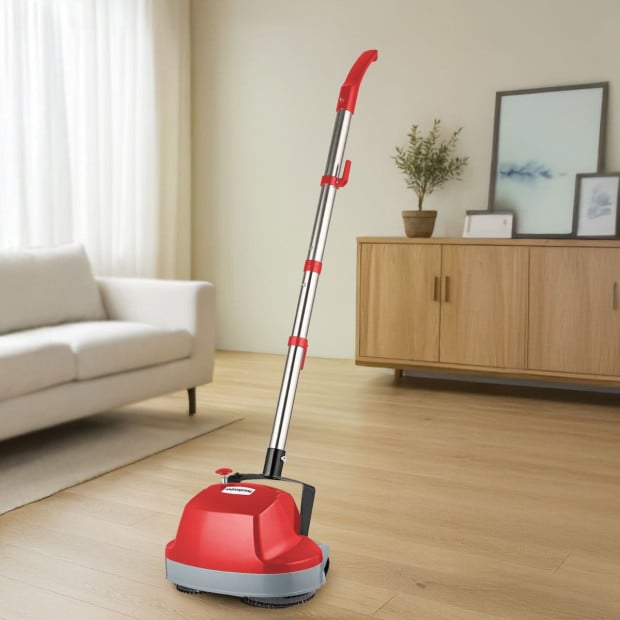 Hauskeeper 5 in 1 Electric 240V Floor Polisher w/ 6M Power Cable Timber Hard Waxer Buffer Cleaner Red Image 10