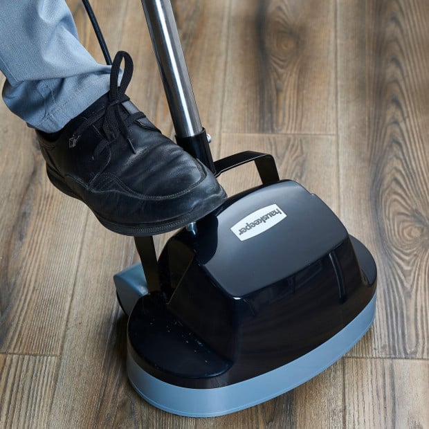 GEN2 Hauskeeper 5 in 1 Electric 240V Floor Polisher w/ 6M Power Cable Timber Hard Waxer Buffer Cleaner Black Image 2