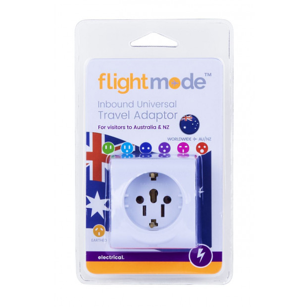 Inbound Travel Adaptor - Large World Adaptor Australia New Zealand Image 2