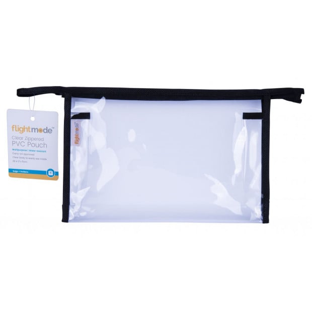 Transparent Clear Plastic Makeup Cosmetic Toiletry Pvc Zipped Bag