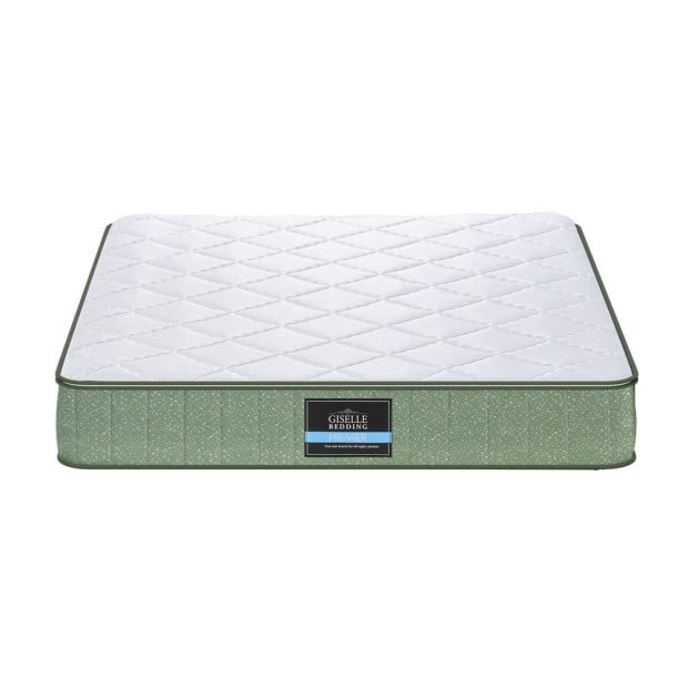 25cm Memory Foam Mattress Dual Layer Zipper Cover Cool Charcoal Foam Mattresses Double Image 3