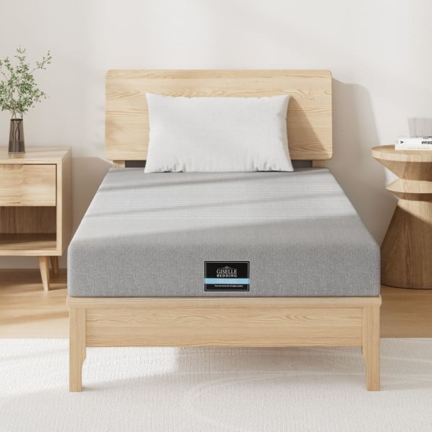 Bedding Cool Gel Memory Foam Mattress Charcoal 7-zone Washable Bamboo Cover 15cm Single Image 7