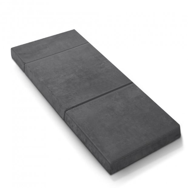 Bedding Folding Foam Portable Mattress Grey