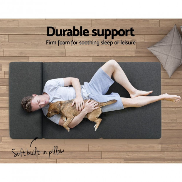 Bedding Folding Mattress Foldable Portable Bed Floor Mat Camping Pad Image 4