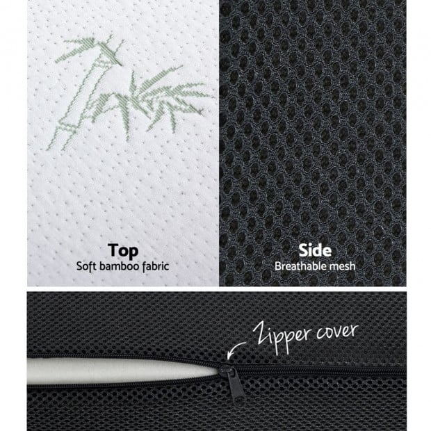 Bedding Portable Mattress Folding Foldable Foam Quad Fold 180cm Image 3