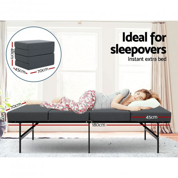 Bedding Folding Mattress Camping Foldable Portable Mattress Floor Bed Image 2