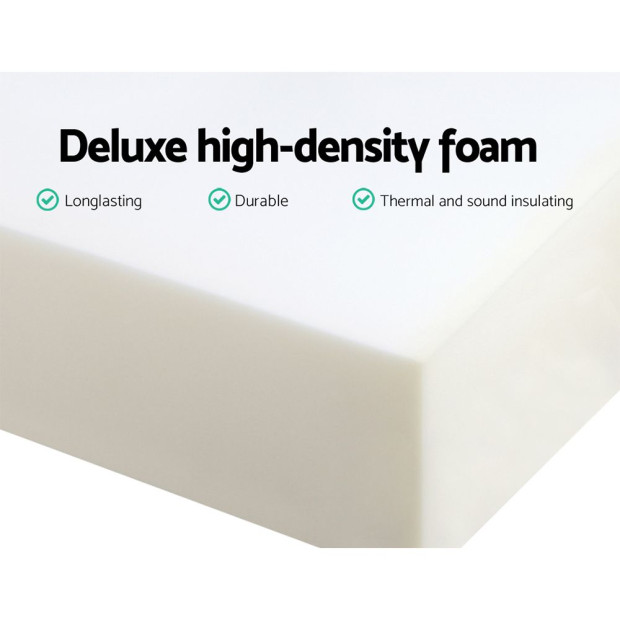 Bedding Foldable Mattress Folding Bed Mat Camping Trifold Single Green Image 4