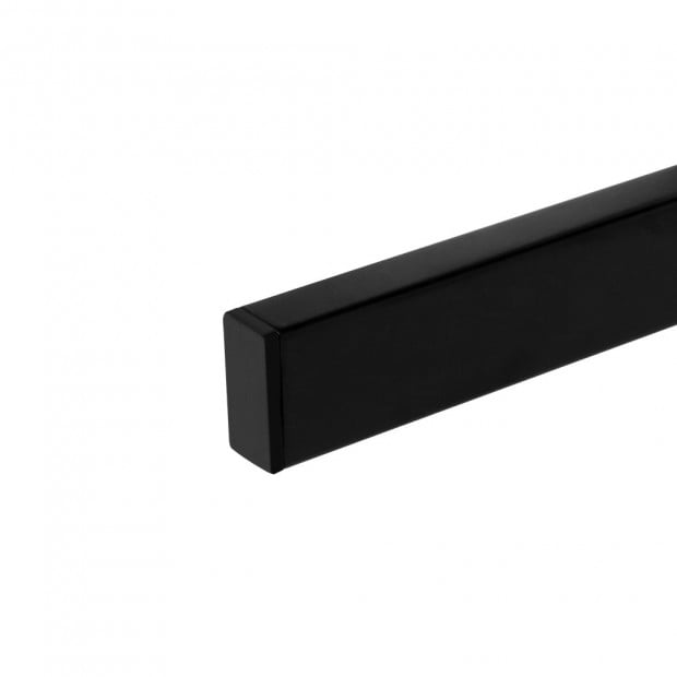 Foldable Queen Metal Bed Frame Smart - Black Image 7