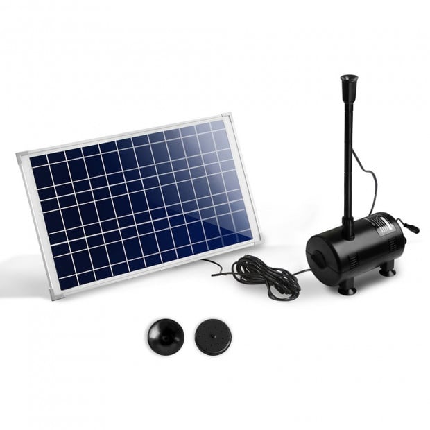 1600L/H Submersible Fountain Pump with Solar Panel