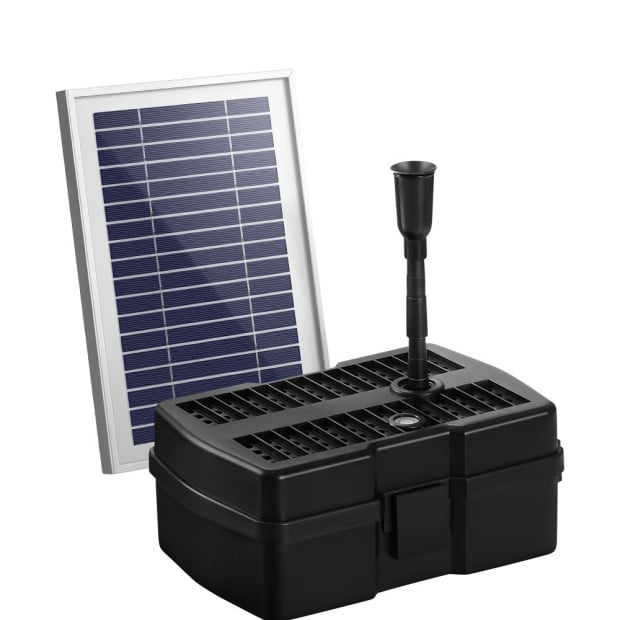 Solar Pond Pump With Eco Filter Box Water Fountain Kit 4.6ft