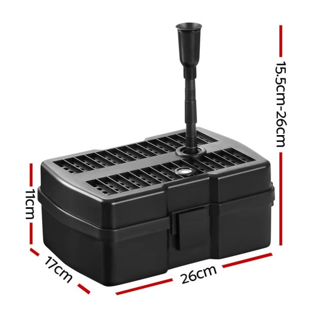 Solar Pond Pump With Eco Filter Box Water Fountain Kit 5ft Image 3