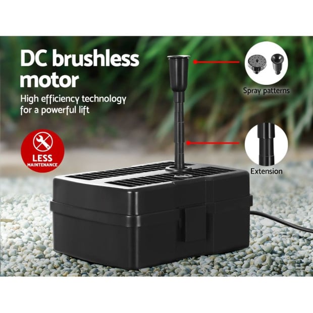 Solar Pond Pump With Eco Filter Box Water Fountain Kit 5ft Image 7