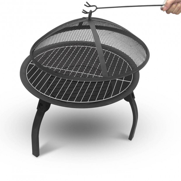 Portable Foldable Outdoor Fire Pit Fireplace Image 3