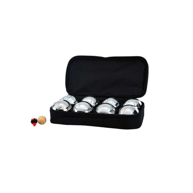 Deluxe 8 Metal Bowls Bocce/petanque Game Set Gold & Silver W/ Rules Image 3