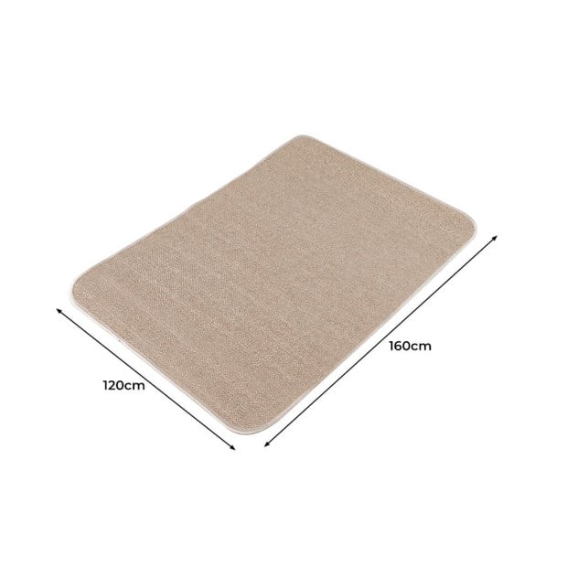 Floor Rugs Sisal Mat Natural Living Room Bedroom Pad 120x160cm Image 3