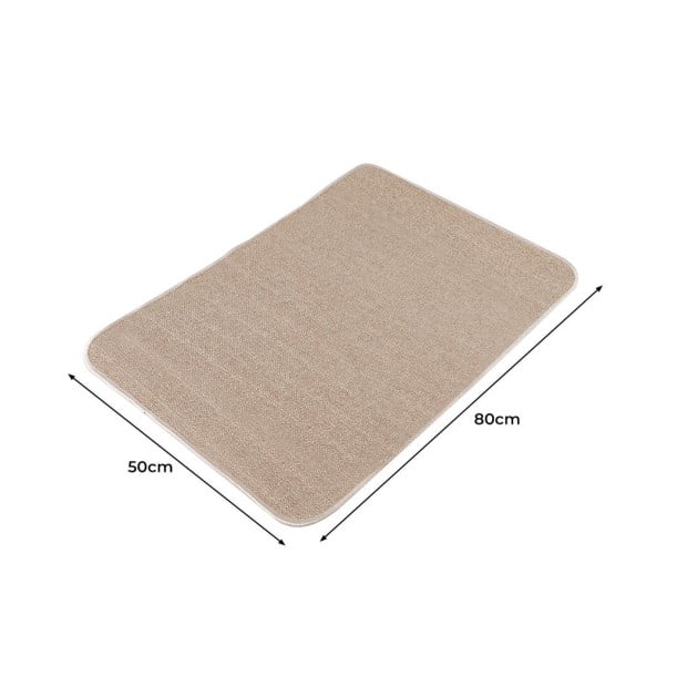 Floor Rugs Sisal Floor Rug Mat Natural Living Room Bedroom Pad 50x80cm Image 3