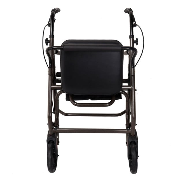 Orthonica Foldable Steel Frame Rollator Walker - Grey Image 7
