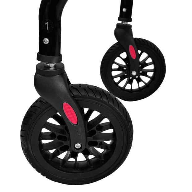 Orthonica Foldable Steel Mobility Rollator Walker - Black Image 6