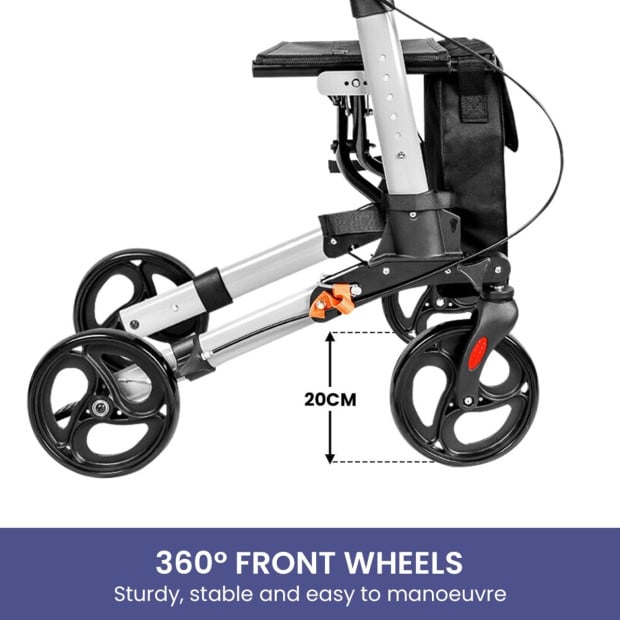 Orthonica Folding Rollator Walker Image 8