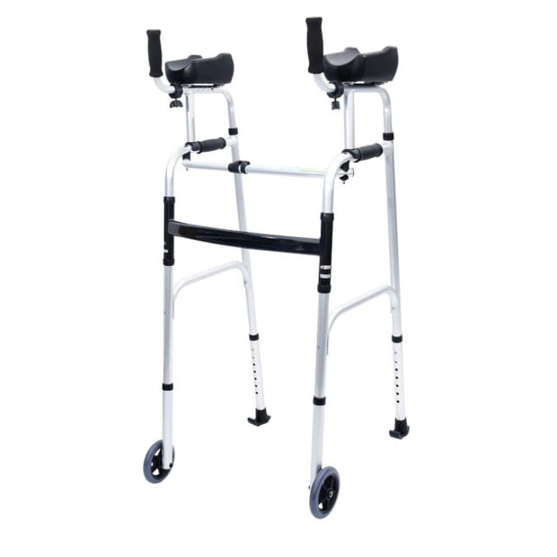 Orthonica Aluminium Forearm Walker Walking Mobility Aid Image 2