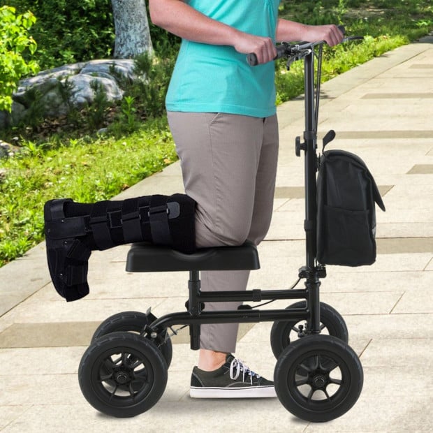 Orthonica Foldable Steel Mobility Knee Scooter Walker Image 11