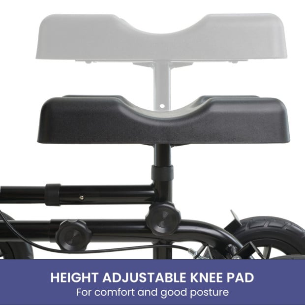 Orthonica Foldable Steel Mobility Knee Scooter Walker Image 6