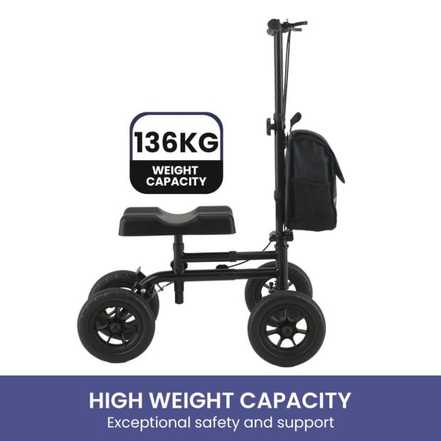 Orthonica Foldable Steel Mobility Knee Scooter Walker Image 9