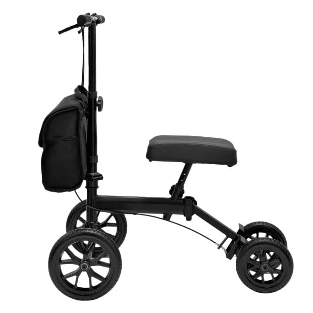 Orthonica Knee Walker with Adjustable Pad and Dual Brakes Image 4