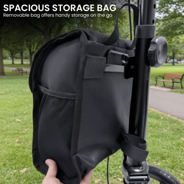 Orthonica Knee Walker with Adjustable Pad and Dual Brakes Image 10