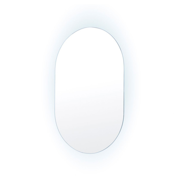 50 x 75cm Led Wall Mirror Oval Bathroom