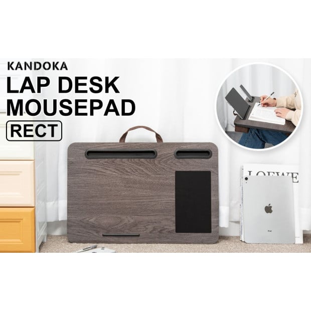 Lap Desk Mousepad - Iron Grey Oak Image 2