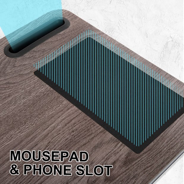 Lap Desk Mousepad - Iron Grey Oak Image 3