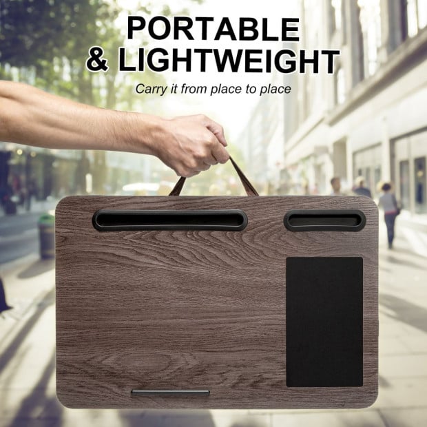 Lap Desk Mousepad - Iron Grey Oak Image 9