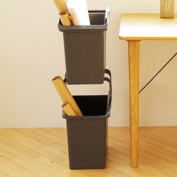 2X Multipurpose Laundry Basket - DARK GREY Image 4