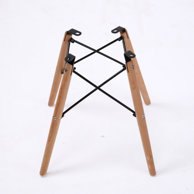 Replica Eames DSW Dining Chair - BLACK X4 Image 4