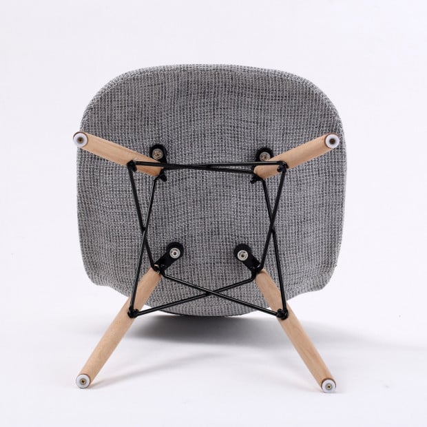 Replica Eames DSW Dining Chair - GREY X2 Image 4